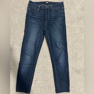 Paige Denim skinny cropped size 27 with a 23 inch inseam
